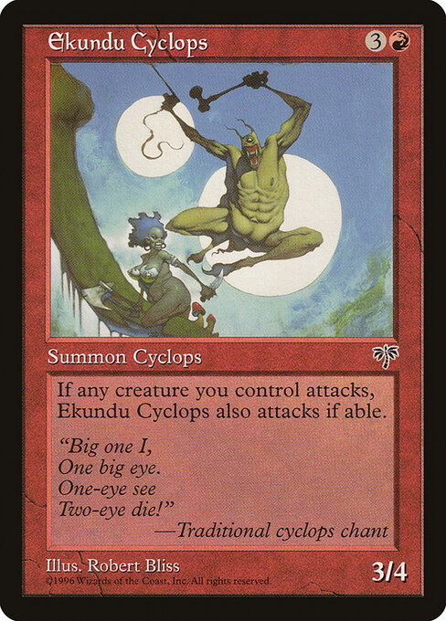 Ekundu Cyclops — art by Robert Bliss