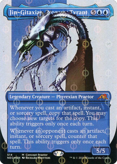 Jin-Gitaxias, Progress Tyrant — art by Richard Whitters