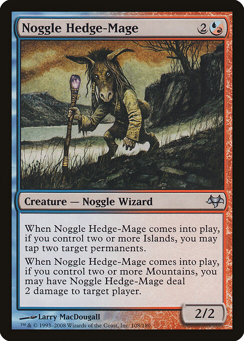 Noggle Hedge-Mage — art by Larry MacDougall