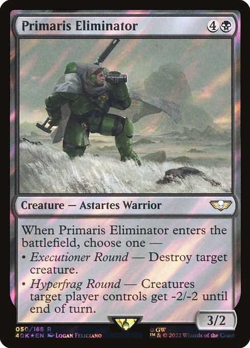 Primaris Eliminator — art by Logan Feliciano