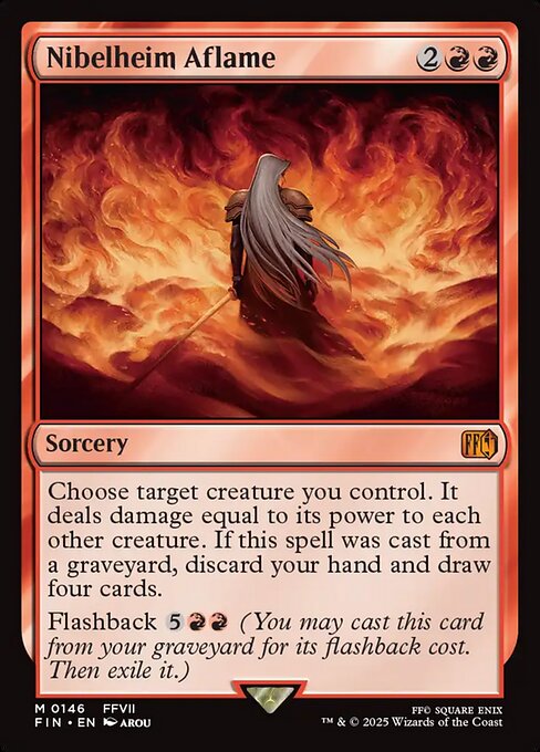 Nibelheim Aflame — art by Arou