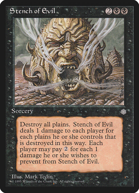 Stench of Evil — art by Mark Tedin