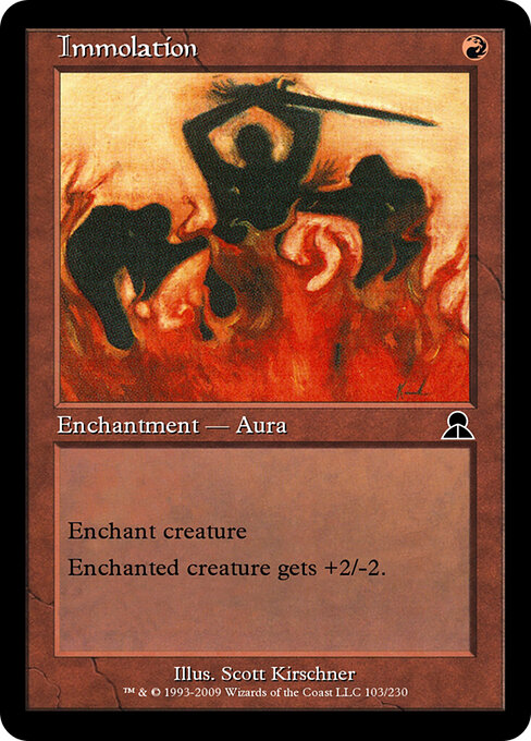 Immolation — art by Scott Kirschner