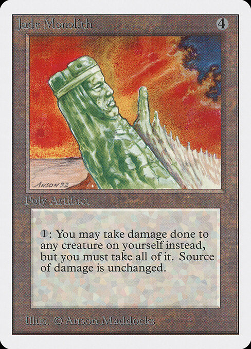 Jade Monolith — art by Anson Maddocks