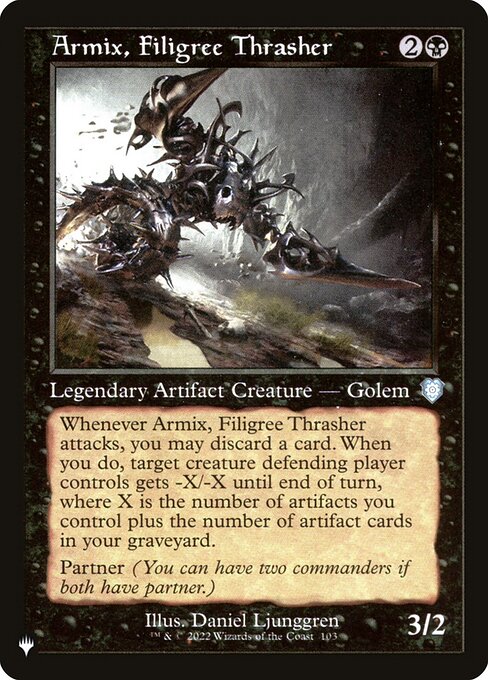 Armix, Filigree Thrasher — art by Daniel Ljunggren