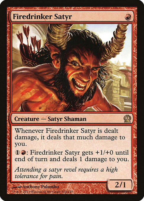 Firedrinker Satyr — art by Anthony Palumbo
