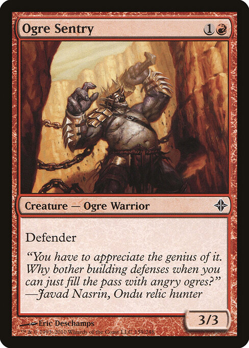 Ogre Sentry — art by Eric Deschamps