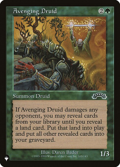 Avenging Druid — art by Daren Bader
