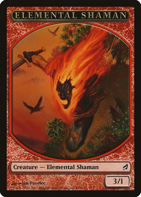 Elemental Shaman — art by Jim Pavelec