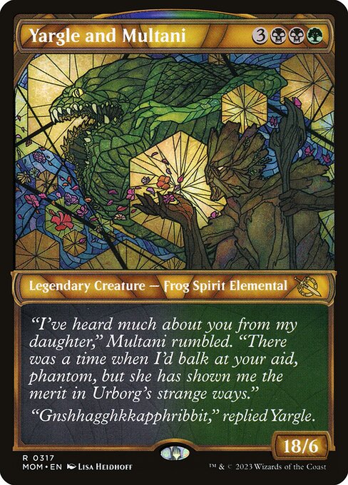Yargle and Multani — art by Lisa Heidhoff