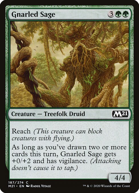 Gnarled Sage — art by Raoul Vitale
