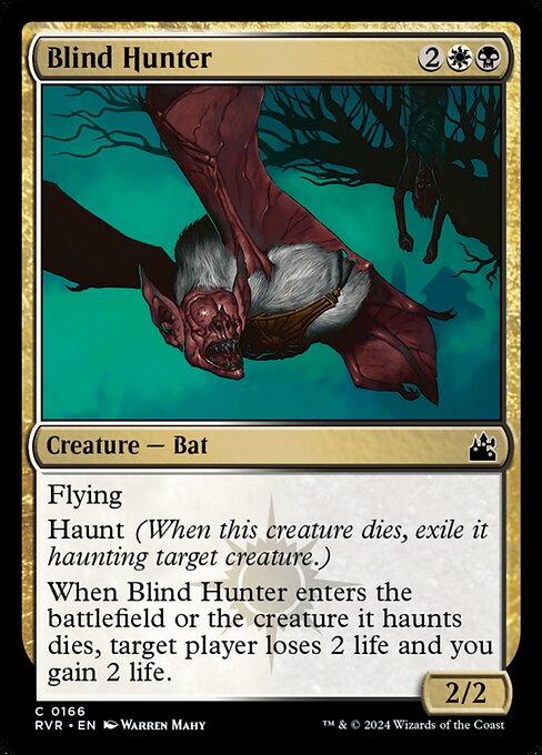 Blind Hunter — art by Warren Mahy