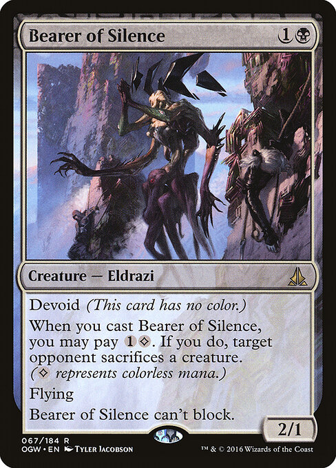 Bearer of Silence — art by Tyler Jacobson