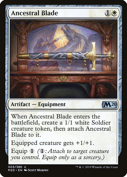 Ancestral Blade — art by Scott Murphy