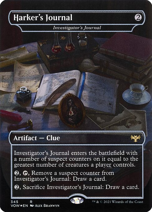 Investigator's Journal — art by Alix Branwyn