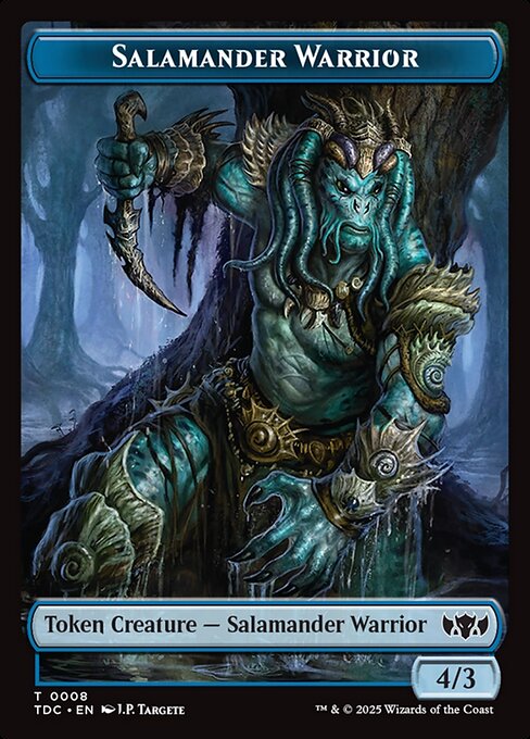 Salamander Warrior — art by J.P. Targete