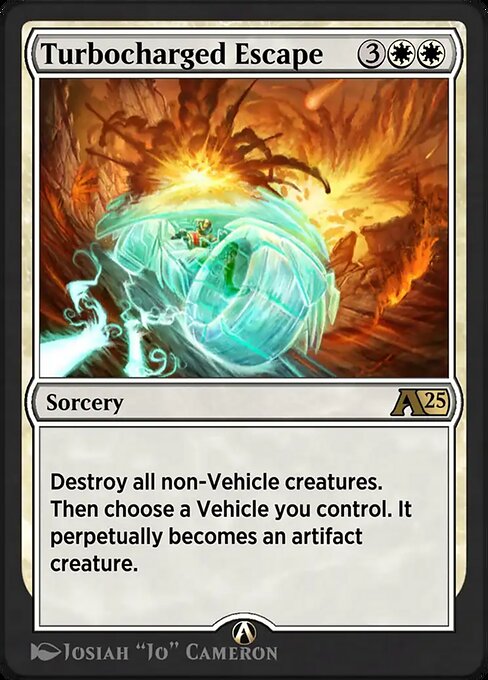 Turbocharged Escape — art by Josiah "Jo" Cameron