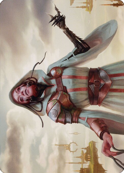 Phyrexian Missionary // Phyrexian Missionary — art by Mila Pesic