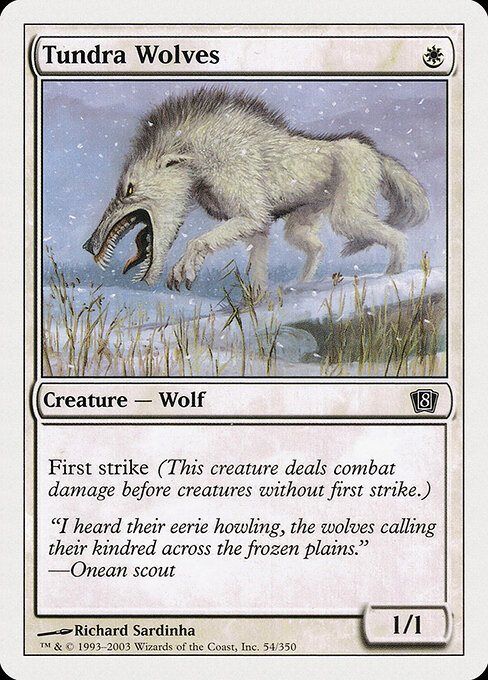 Tundra Wolves — art by Richard Sardinha
