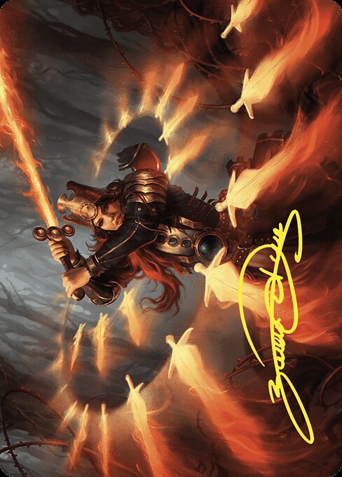 Heartflame Duelist // Heartflame Duelist — art by Justyna Dura