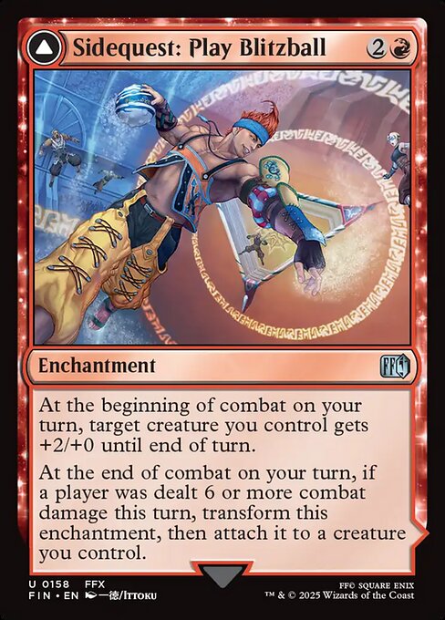 Sidequest: Play Blitzball // World Champion, Celestial Weapon — art by Ittoku