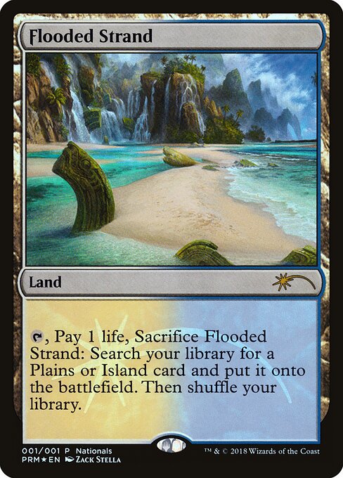 Flooded Strand — art by Zack Stella