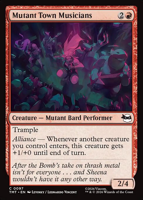 Mutant Town Musicians — art by Leonardo Vincent (Levinky)