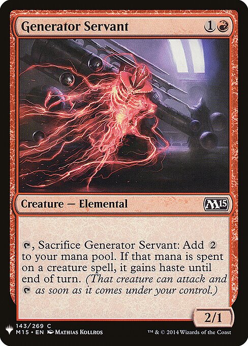 Generator Servant — art by Mathias Kollros