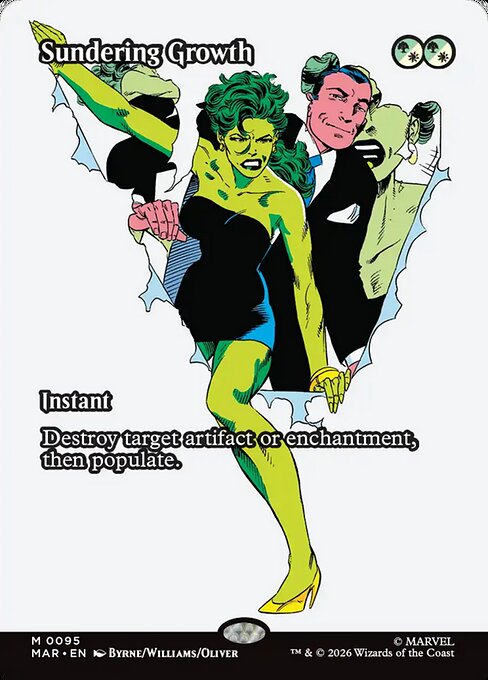 Sundering Growth — art by John Byrne & Keith Williams