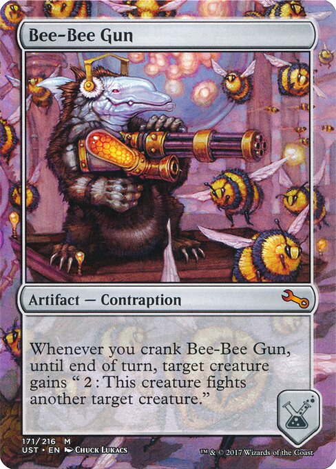 Bee-Bee Gun — art by Chuck Lukacs