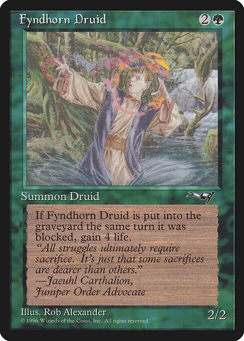 Fyndhorn Druid — art by Rob Alexander