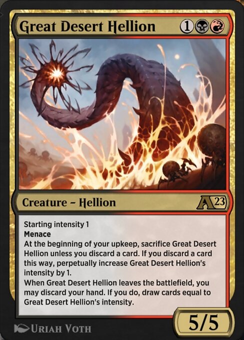 Great Desert Hellion — art by Uriah Voth