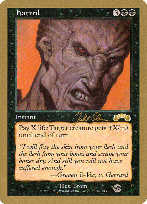 Hatred — art by Brom