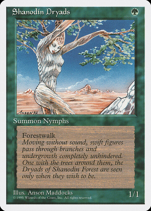Shanodin Dryads — art by Anson Maddocks