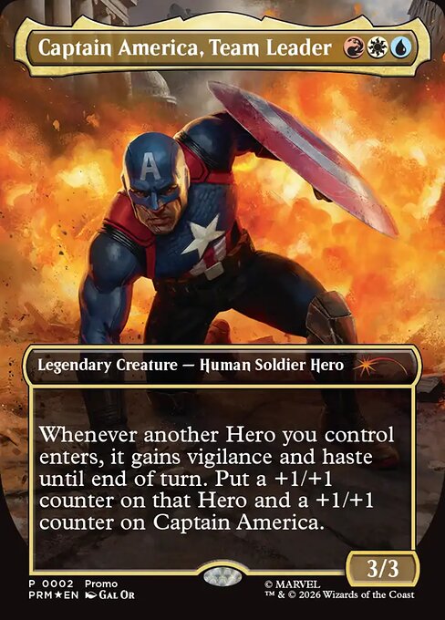 Captain America, Team Leader — art by Gal Or