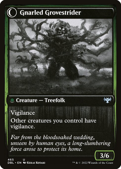 Dormant Grove // Gnarled Grovestrider — art by Kekai Kotaki