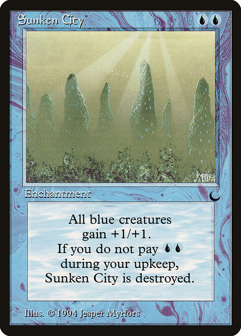Sunken City — art by Jesper Myrfors