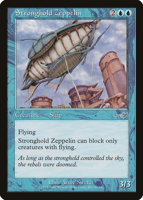 Stronghold Zeppelin — art by Arnie Swekel