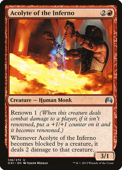 Acolyte of the Inferno — art by Joseph Meehan