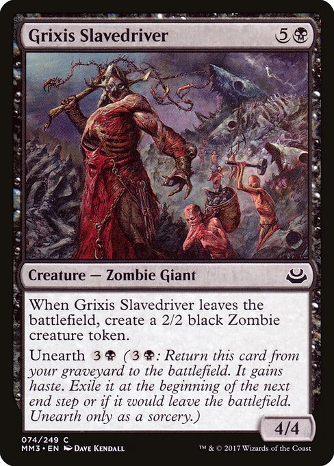 Grixis Slavedriver — art by Dave Kendall