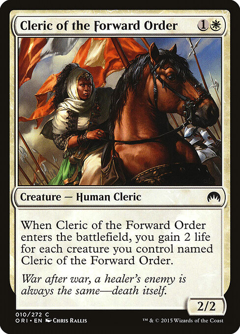 Cleric of the Forward Order — art by Chris Rallis