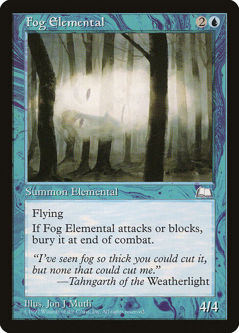 Fog Elemental — art by Jon J Muth