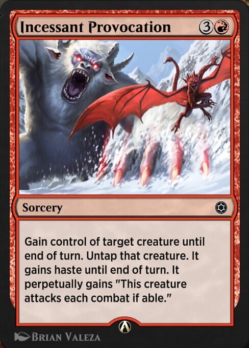 Incessant Provocation — art by Brian Valeza