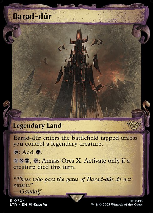 Barad-dûr — art by Sean Vo