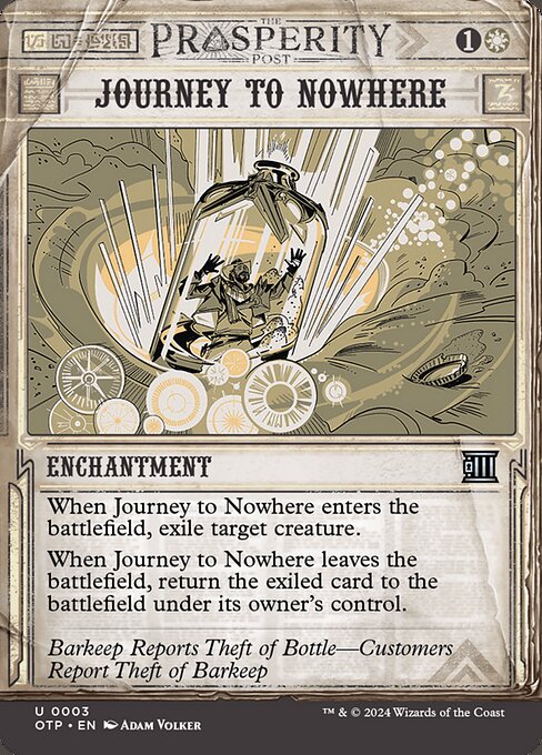 Journey to Nowhere — art by Adam Volker