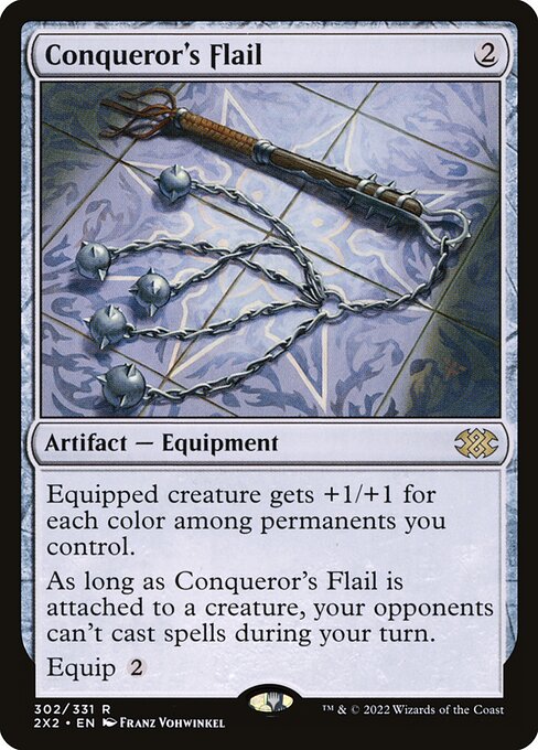 Conqueror's Flail — art by Franz Vohwinkel