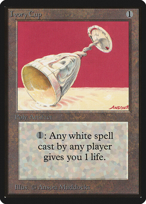 Ivory Cup — art by Anson Maddocks