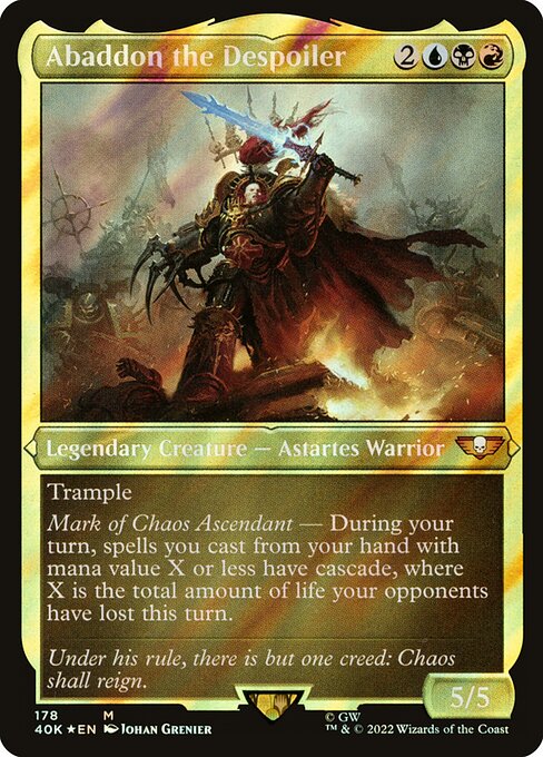 Abaddon the Despoiler — art by Johan Grenier