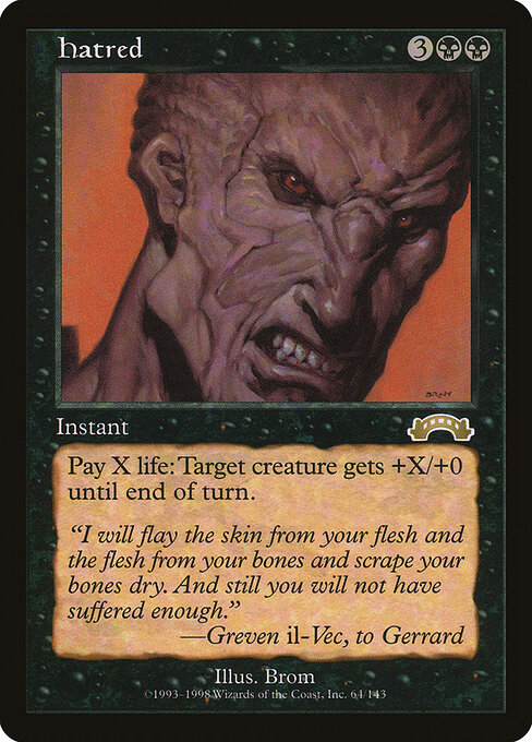 Hatred — art by Brom