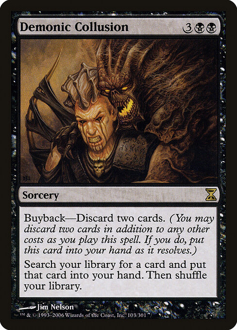 Demonic Collusion — art by Jim Nelson